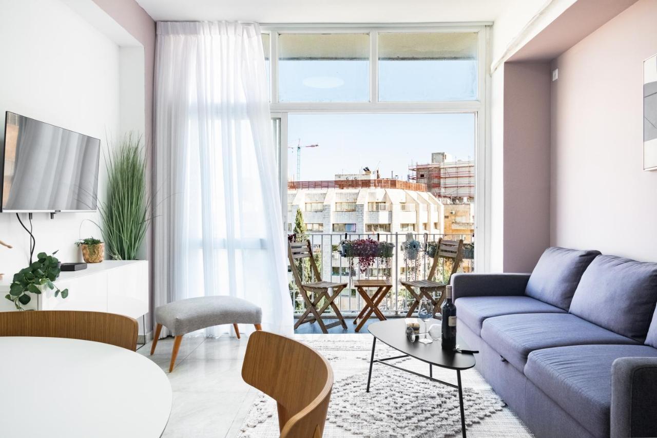 Modern Bright, Near Mahane Yehuda Market, Balcony Jerusalem Exterior foto